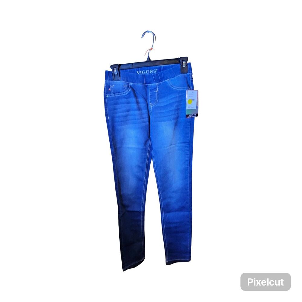 Vigoss True Blue Girls Size 14 Regular Rise Super  Stretch Jeans NWT
